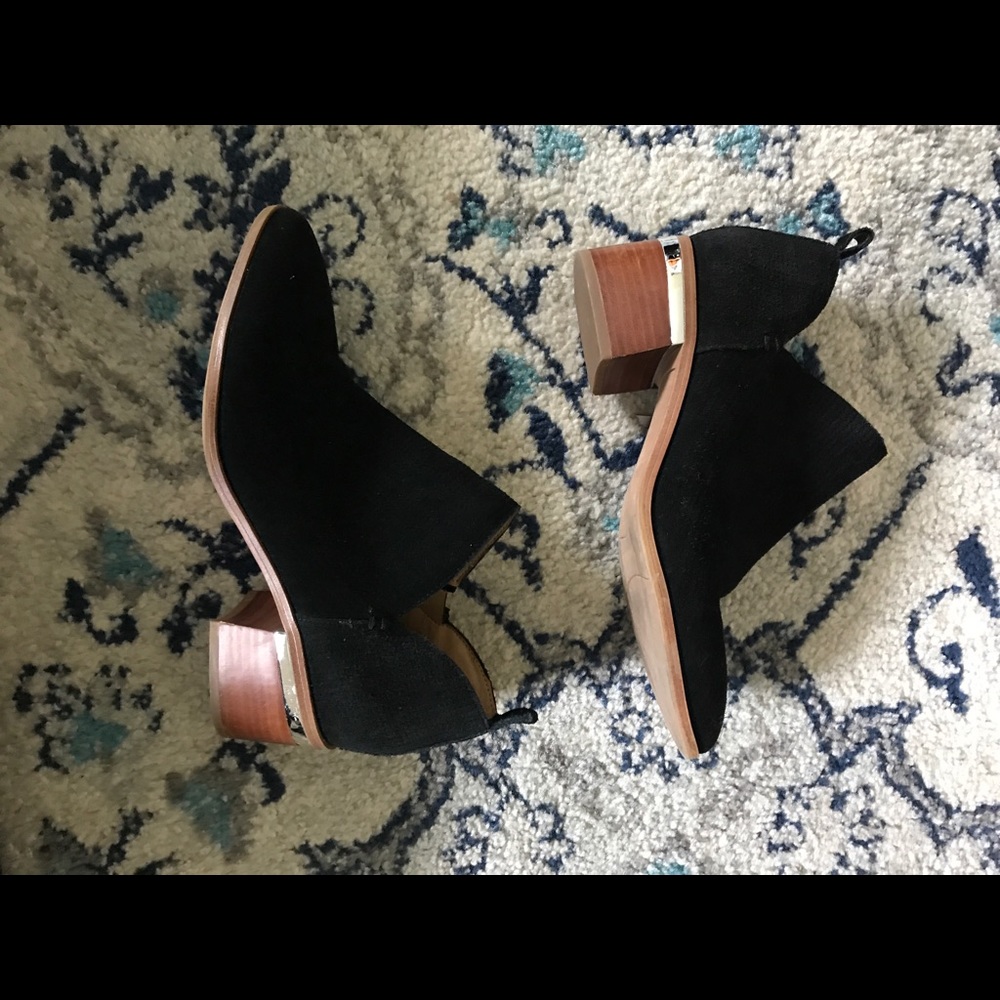 Franco sarto black booties
